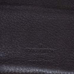 مملوكة مسبقًا Louis Vuitton Ebene Monogram Mahina Leather Amelia Wallet