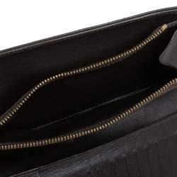 مملوكة مسبقًا Louis Vuitton Ebene Monogram Mahina Leather Amelia Wallet