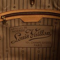 Pre Owned Louis Vuitton Monogram Canvas Neverfull MM Bag