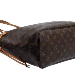 Pre Owned Louis Vuitton Monogram Canvas Neverfull MM Bag