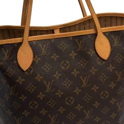 Pre Owned Louis Vuitton Monogram Canvas Neverfull MM Bag