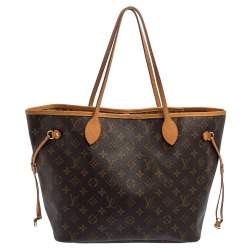 Pre Owned Louis Vuitton Monogram Canvas Neverfull MM Bag