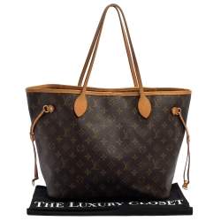 Pre Owned Louis Vuitton Monogram Canvas Neverfull MM Bag