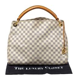 Pre Owned Louis Vuitton Damier Azur Canvas Artsy MM Bag