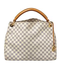 louis vuitton damier azur artsy mm hobo bag