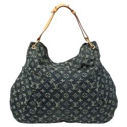 مملوكة مسبقًا Louis Vuitton Blue Monogram Denim Daily GM Bag