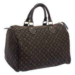 مملوكة مسبقًا Louis Vuitton Fusain Monogram Idylle Canvas Speedy 30 Bag