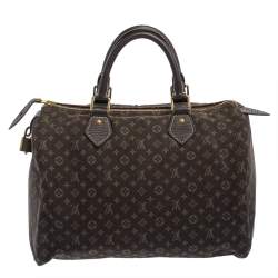 مملوكة مسبقًا Louis Vuitton Fusain Monogram Idylle Canvas Speedy 30 Bag