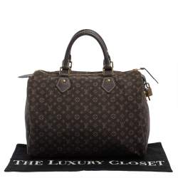 مملوكة مسبقًا Louis Vuitton Fusain Monogram Idylle Canvas Speedy 30 Bag