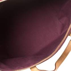 مملوكة مسبقًا حقيبة لوي فيتون بلفيو جلد لامع مونوغرامي بنفسجي صغيرة