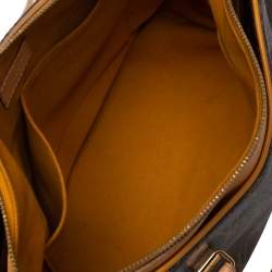 Pre Owned Louis Vuitton Saffron Monogram Canvas Pallas Bag