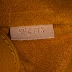 Pre Owned Louis Vuitton Saffron Monogram Canvas Pallas Bag