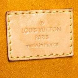 Pre Owned Louis Vuitton Saffron Monogram Canvas Pallas Bag