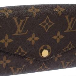 Pre Owned Louis Vuitton Monogram Canvas Sarah Wallet