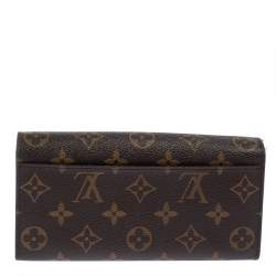 Pre Owned Louis Vuitton Monogram Canvas Sarah Wallet
