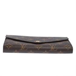 Pre Owned Louis Vuitton Monogram Canvas Sarah Wallet
