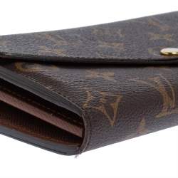 Pre Owned Louis Vuitton Monogram Canvas Sarah Wallet