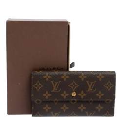 Pre Owned Louis Vuitton Monogram Canvas Sarah Wallet