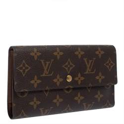 Pre Owned Louis Vuitton Monogram Canvas Sarah Wallet