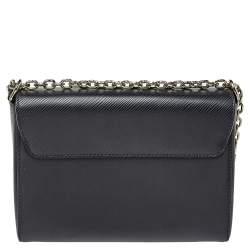 Pre Owned Louis Vuitton Black Epi Leather Twist MM Bag