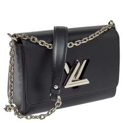 Pre Owned Louis Vuitton Black Epi Leather Twist MM Bag