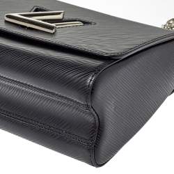 Pre Owned Louis Vuitton Black Epi Leather Twist MM Bag