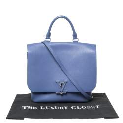 Louis Vuitton Denim Taurillon Leather Volta Bag