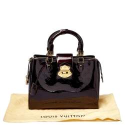 Pre Owned Louis Vuitton Amarante Monogram Vernis Melrose Avenue Bag
