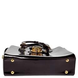 Pre Owned Louis Vuitton Amarante Monogram Vernis Melrose Avenue Bag