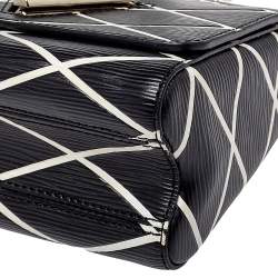 مملوكة مسبقًا Louis Vuitton Black/White Malletage Epi Leather Twist PM Bag