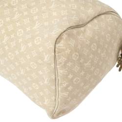 Pre Owned حقيبة لوي فيتون سبيدي 30 كانفاس مونوغرامي ميني لين رملي