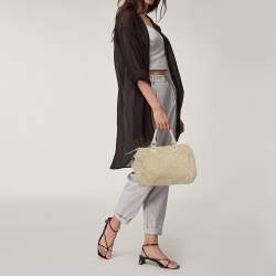 Pre Owned حقيبة لوي فيتون سبيدي 30 كانفاس مونوغرامي ميني لين رملي