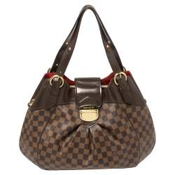مملوكة مسبقًا Louis Vuitton Damier Ebene Canvas Sistina GM Bag