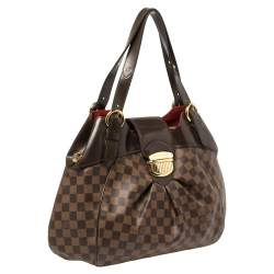 مملوكة مسبقًا Louis Vuitton Damier Ebene Canvas Sistina GM Bag