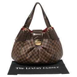 مملوكة مسبقًا Louis Vuitton Damier Ebene Canvas Sistina GM Bag