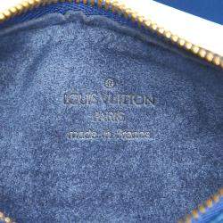 Pre Owned Louis Vuitton Blue Epi Leather Soufflot Bag