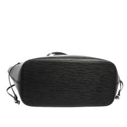 Pre Owned حقيبة لوي فيتون نيفرفول جلد أيبي أسود MM