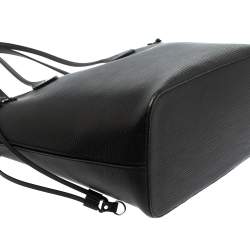 Pre Owned حقيبة لوي فيتون نيفرفول جلد أيبي أسود MM