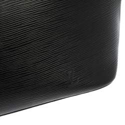 Pre Owned حقيبة لوي فيتون نيفرفول جلد أيبي أسود MM