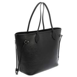 Pre Owned حقيبة لوي فيتون نيفرفول جلد أيبي أسود MM