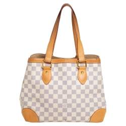 Pre Owned Louis Vuitton Damier Azur Canvas Hampstead PM Bag