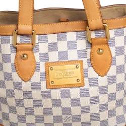 Pre Owned Louis Vuitton Damier Azur Canvas Hampstead PM Bag