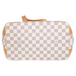 Pre Owned Louis Vuitton Damier Azur Canvas Hampstead PM Bag
