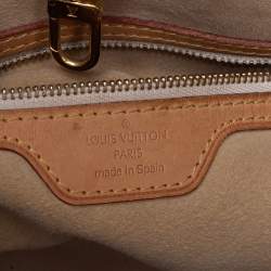 Pre Owned Louis Vuitton Damier Azur Canvas Hampstead PM Bag