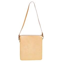 مملوكة مسبقًا حقيبة لوي فيتون موت جلد لامع مونوغرامي بيج