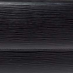 مملوكة مسبقًا Louis Vuitton Black Epi Porte Tresor International Long Wallet