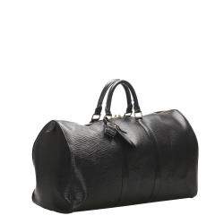 LOUIS VUITTON Epi Leather Black Keepall 45 Boston Bag
