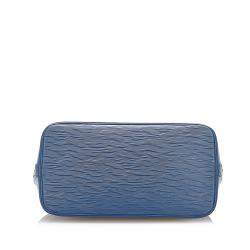 Louis Vuitton Blue Epi Leather Alma PM Bag