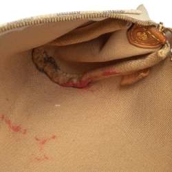 Pre Owned Louis Vuitton Damier Azur Canvas Eva Pochette