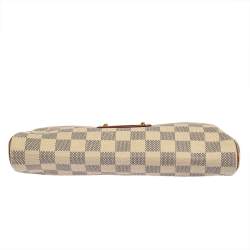 Pre Owned Louis Vuitton Damier Azur Canvas Eva Pochette
